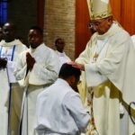 The heart learns to love when it stops asking to be loved. Loyce ordained a deacon in Rome