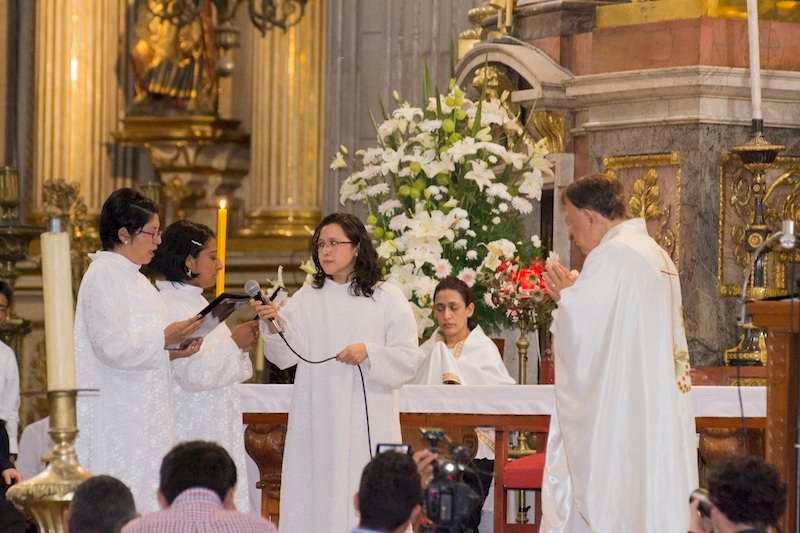 Votos de dos misioneras identes en Puebla (México)