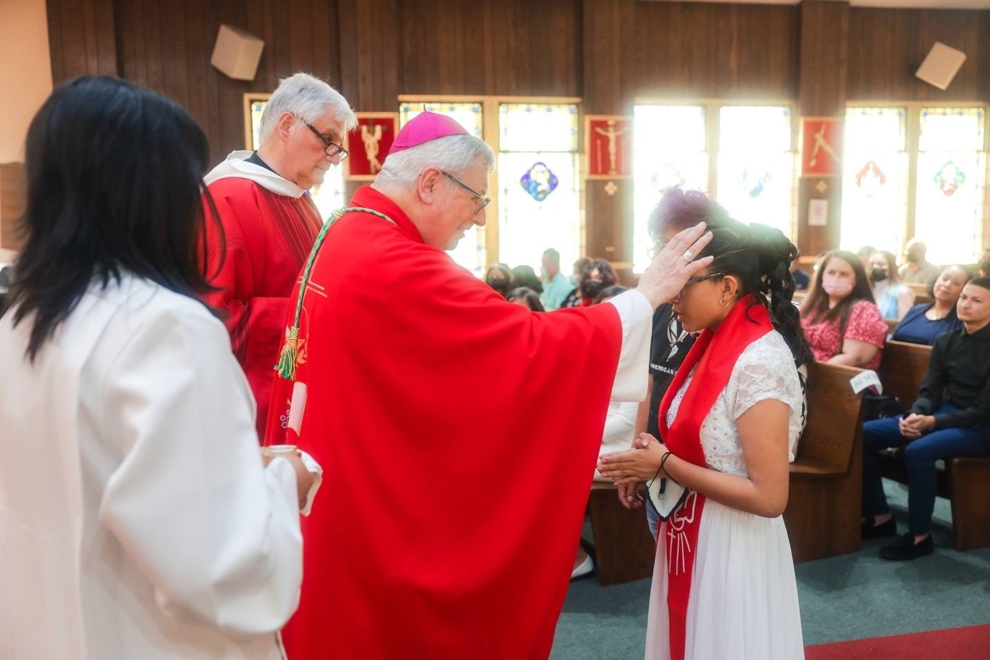 Confirmation at the Idente Parish in New York